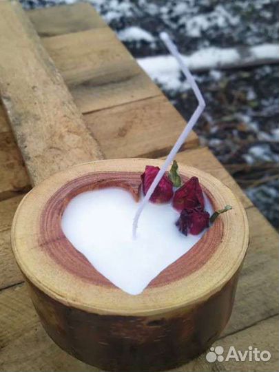 Подсвечники из дерева