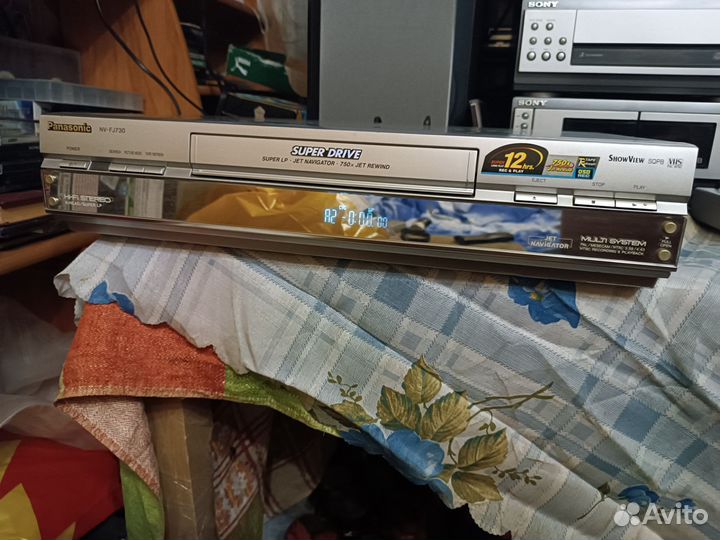 Видеомагнитофон panasonic nv-fj730HiFi stereo