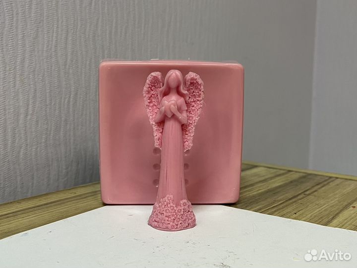 Пчелиный воск для свечей Светло Розовый