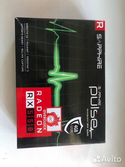 Видеокарта Radeon RX550 4gb