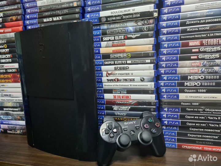 Приставки Sony Playstation 3 + 2 геймпада+ Игра