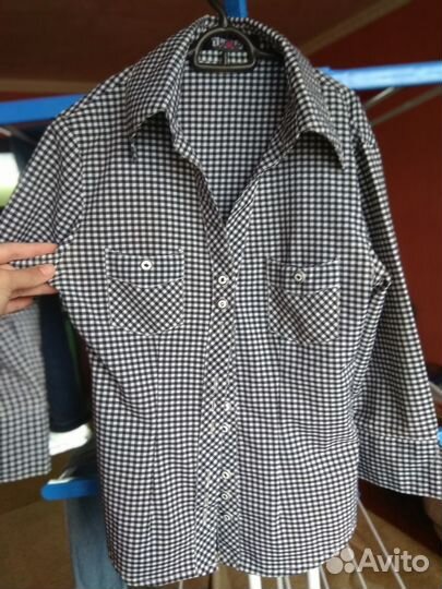 Рубашки на девочку 10-12 лет