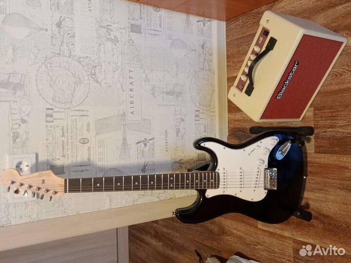 Гитара и комбо усилитель