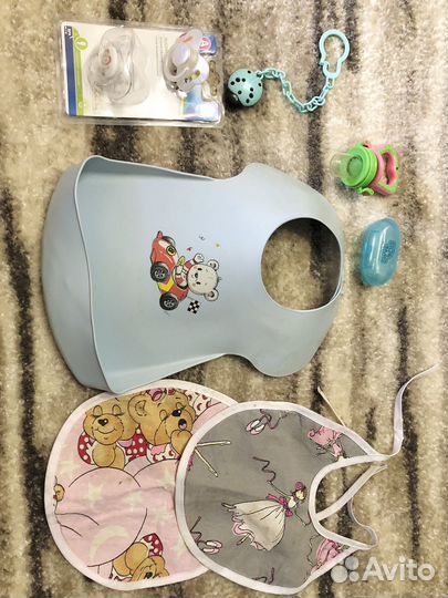 Соски, держатель для соски, нагрудники