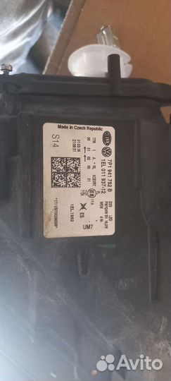 Фара volkswagen touareg 2