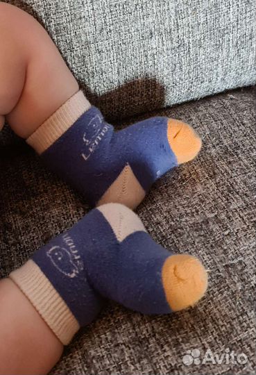 Новые теплые детские носки от 0 до 4 месяцев