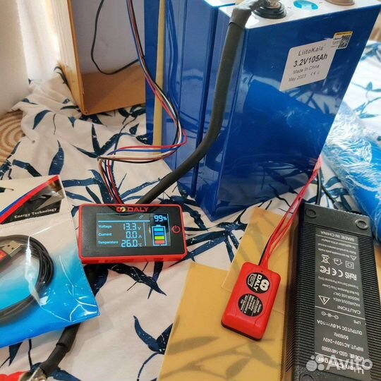 Аккумулятор lifepo4 12v 105ah daly smart bms
