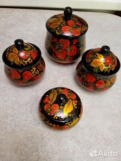 Посуда хохлома