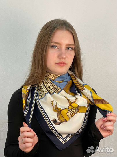 Платок шёлковый женский hermes