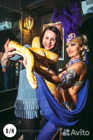 Экзотик шоу «Сказка». Танец со змеёй и игуаной