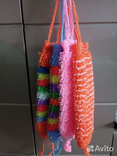 Мочалка ручной работы