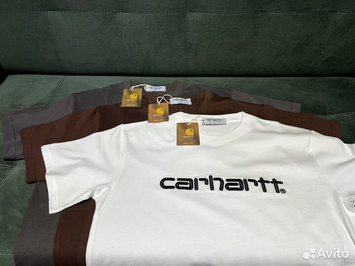 Футболка Carhartt белая 3XL