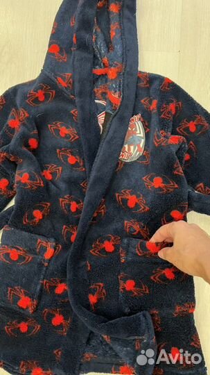 Детский халат человек паук spider man 92-98