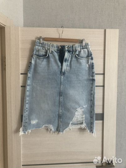 Юбка джинсовая h&m