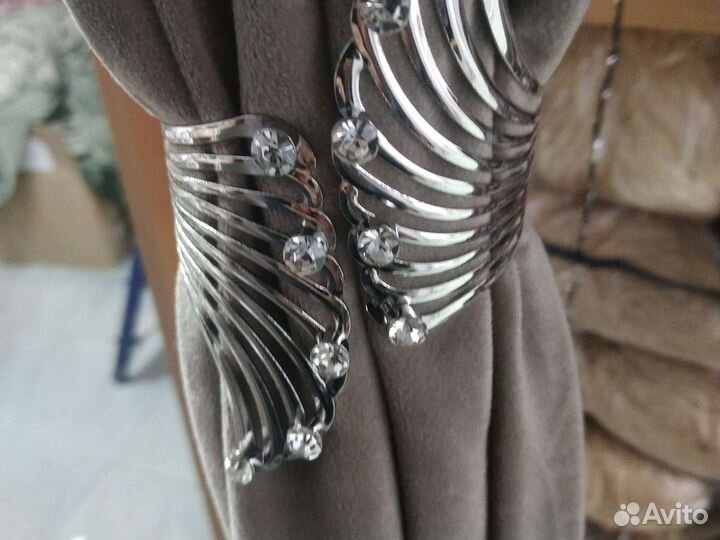 Подхваты для штор зажимы