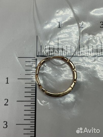 Золотое кольцо 16,00 мм. 585 проба Арт121