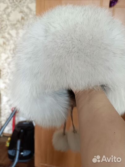 Шапка ушанка меховая женская натуральная