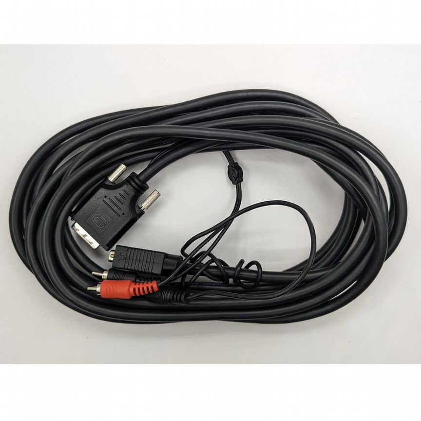 [DVI-D+RCA] Кабельto Vga+Rca, 6 M