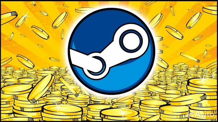 Steam Пополнение кошелька в рублях/тенге/гривнах