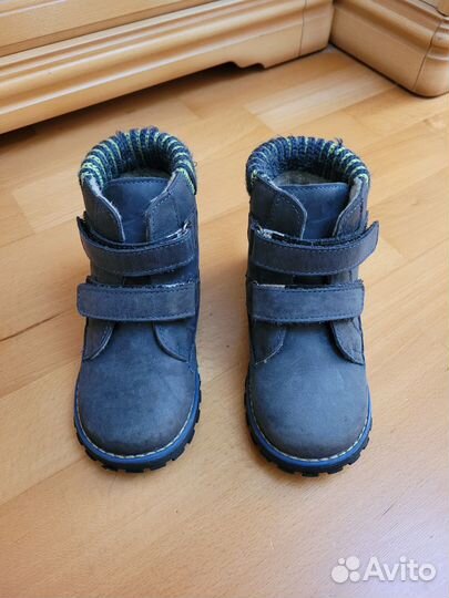 Ботинки детские на байке 26