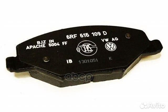 Колодки тормозные передние VAG 6RU 698 151B 6RU