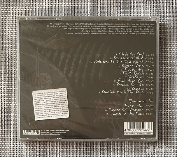 Holy Moses - Reborn Dogs CD Germany