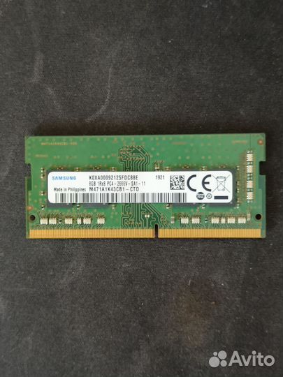 Оперативная память ddr4 8gb samsung 2666