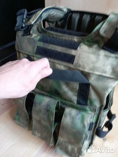 Бронежилет мох с плитами