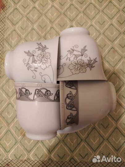 Чашки чайные фарфор