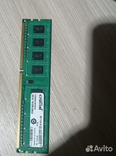 Оперативная память Crucial DDR3 8 гб