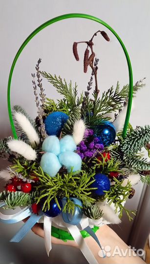 Композиция из сухоцветов,подарок