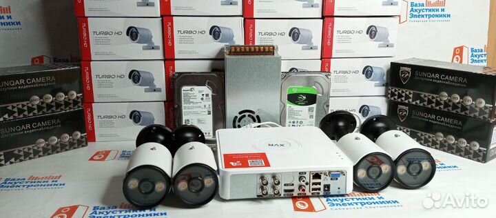 Комплект видеонаблюдения для улицы