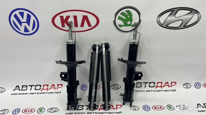 Амортизаторы (комплект ) Solaris/ Rio 2010-2017