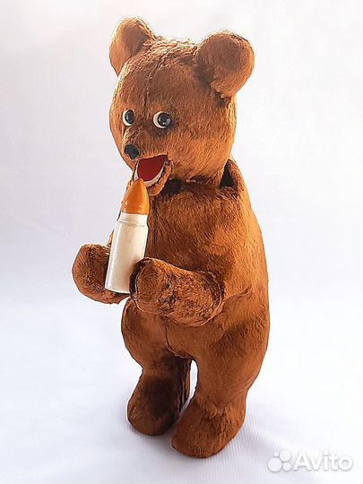 Игрушка Медведь мишка заводной СССР