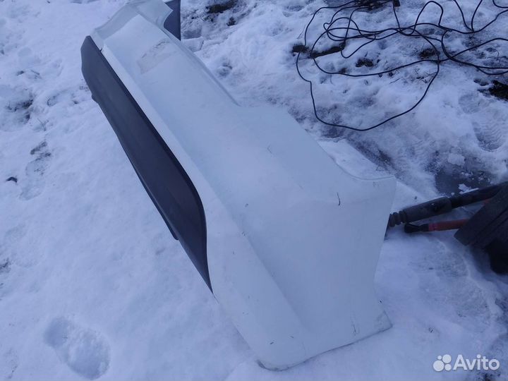 Задний бампер Skoda Rapid