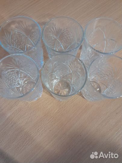 Рюмки стопки хрустальные