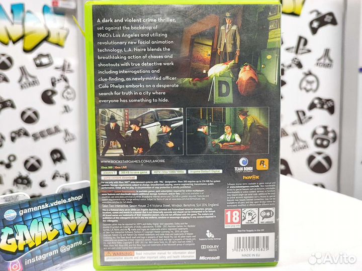 L.A. Noire (Xbox 360) Б/У