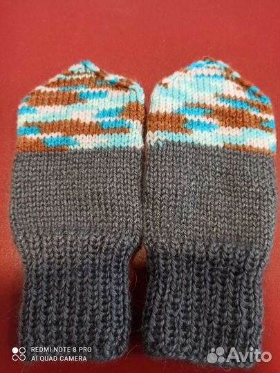 Варежки зимние детские