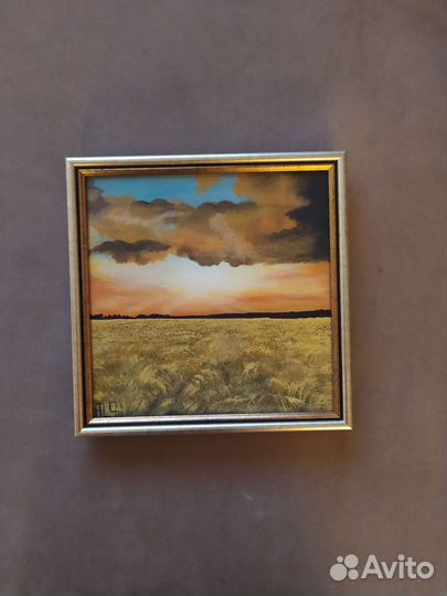 Картина маслом на холсте пейзаж