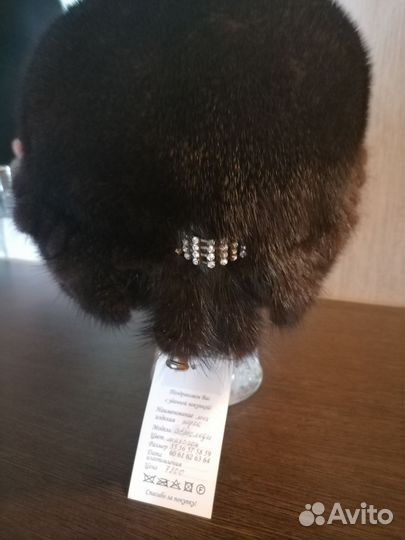 Шапка норковая женская