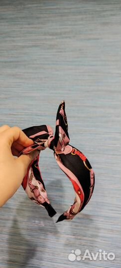 Ободок с бантиком