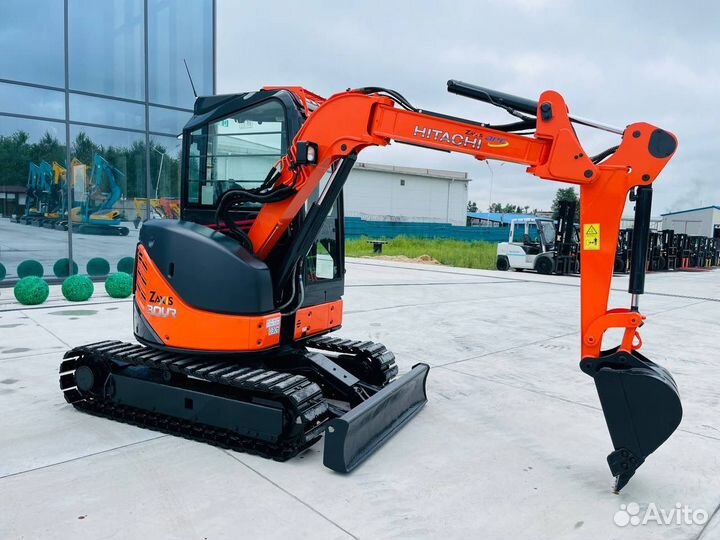 Мини-экскаватор Hitachi ZX30UR, 2018