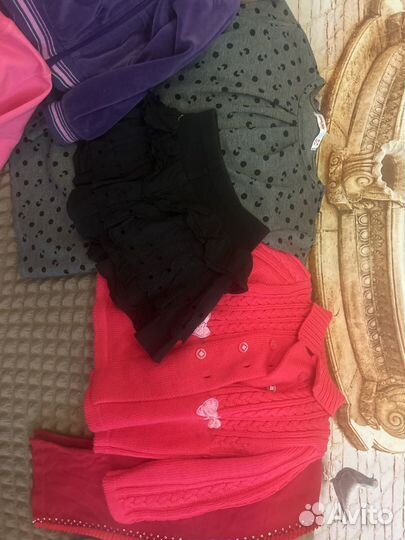 Вещи пакетом на девочку 104 110