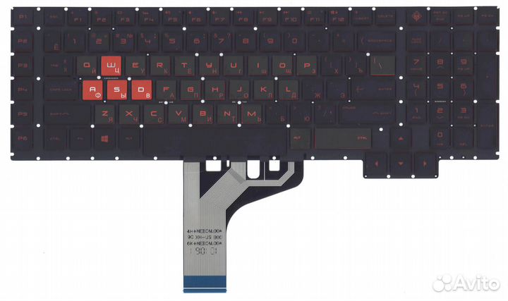 Клавиатура HP Omen 17-an058ur с RGB подсветкой, OE