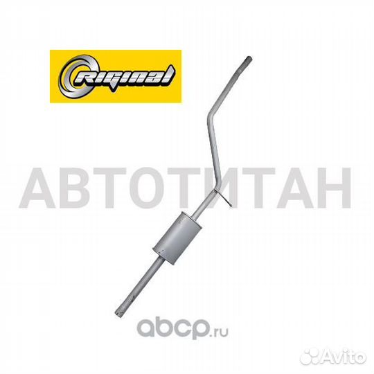 RG6001547675 глушитель средняя часть Renault Logan