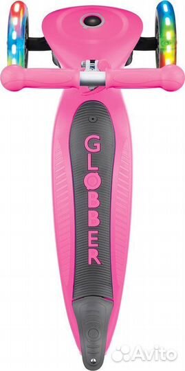 Самокат Globber GO UP foldable lights розовый Sta4