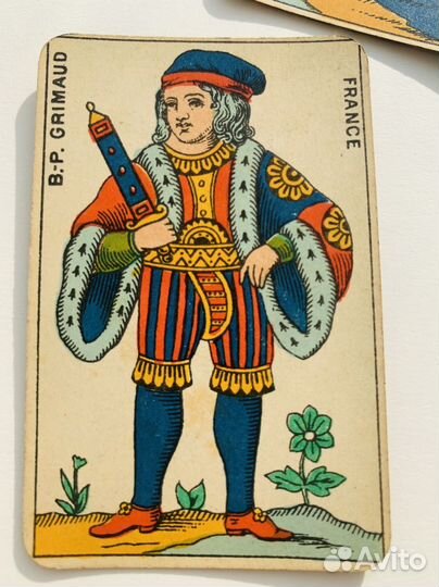 Карты Таро 19 век Grimaud Франция