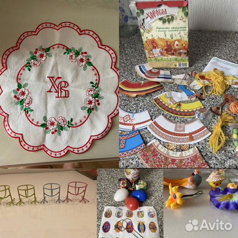 Набор салфетка для Пасхи Подставка для яиц