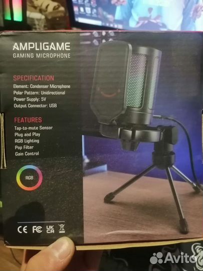 Микрофон Fifine Ampligame A6V
