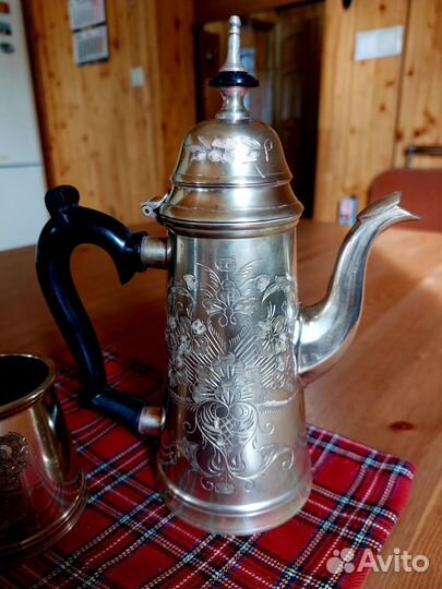 Набор кофейный латунь 3 предмета